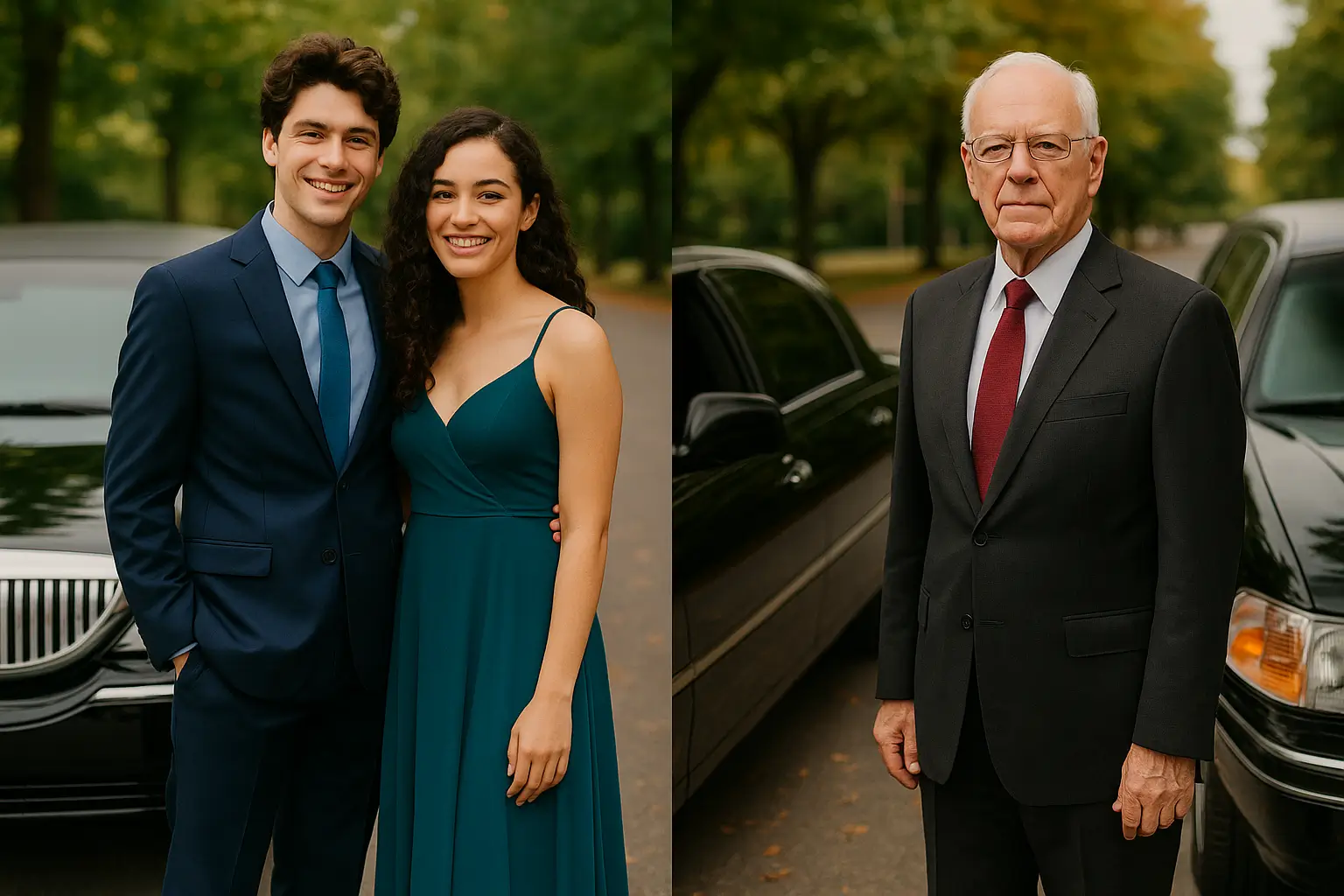 Generational Views on Lincoln Town Car Limousine