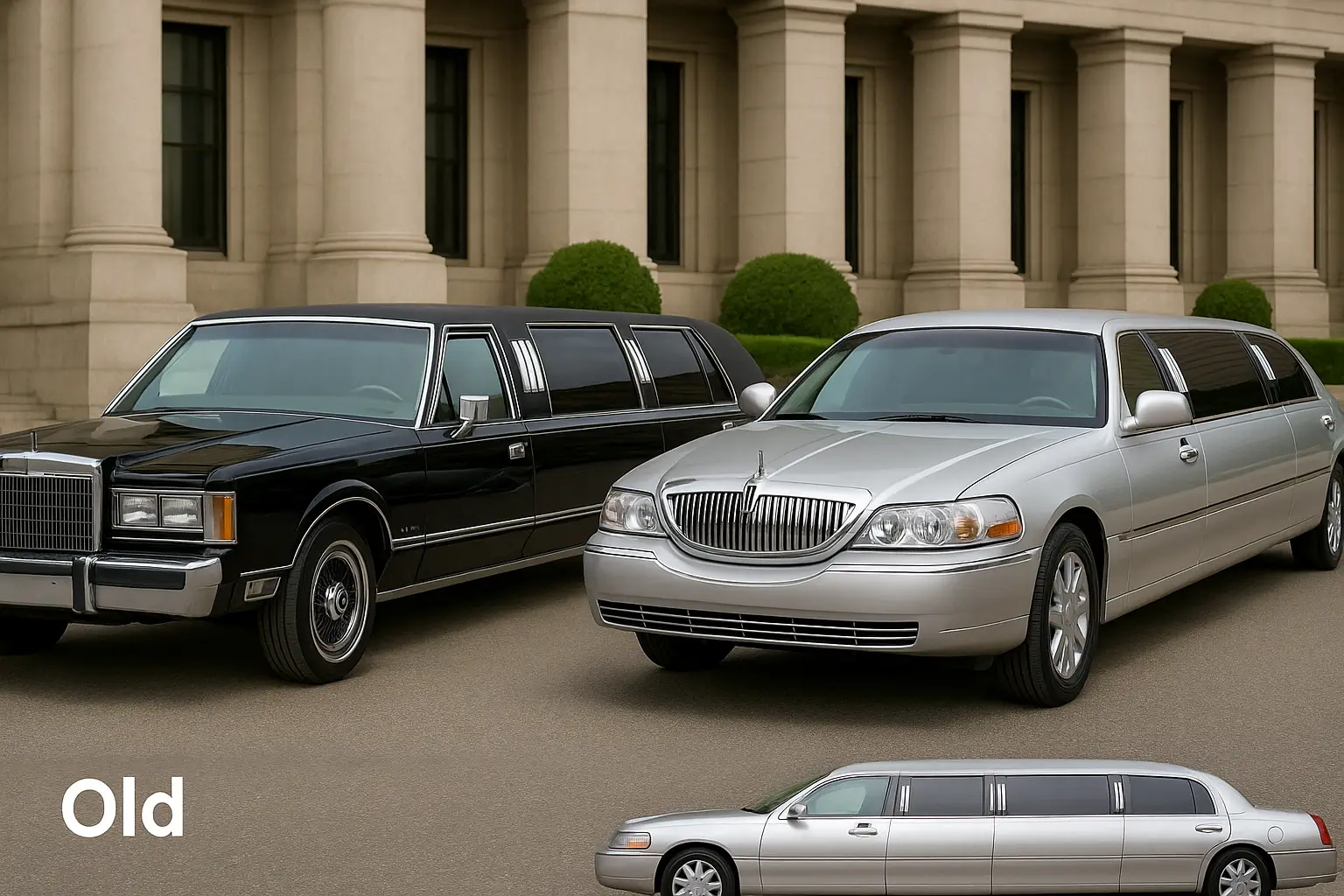 Lincoln Town Car Limousine first vs last design