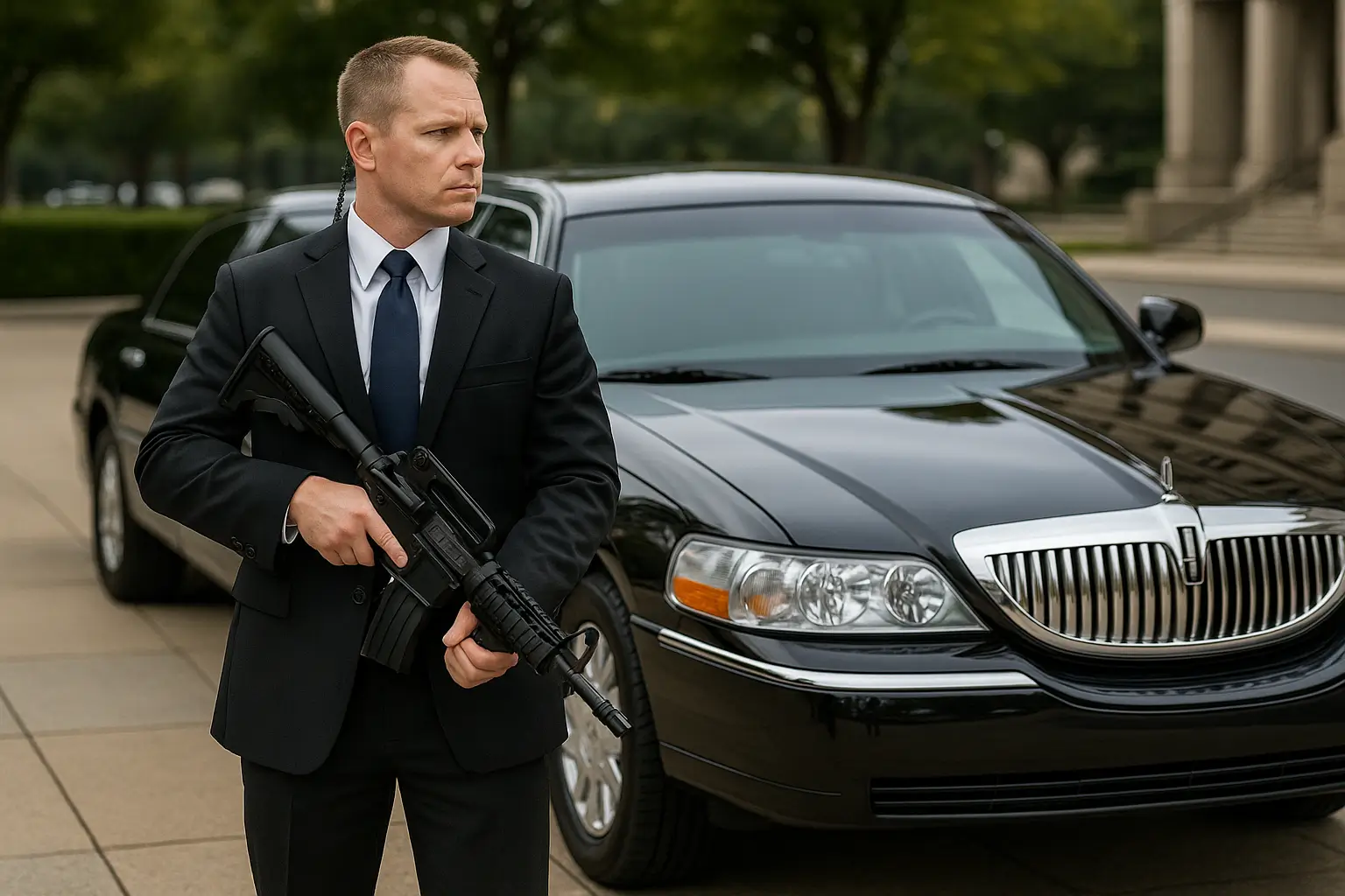 Lincoln Town Car Limousine Security Features
